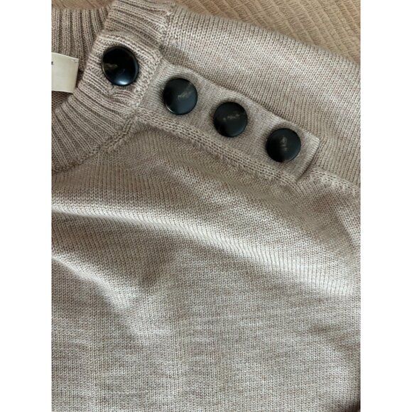 Sezane Mathie Dress In Beige Camel - Picture 5 of 6